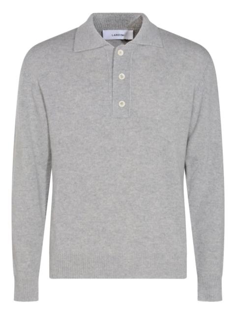 LARDINI polo-collar sweater