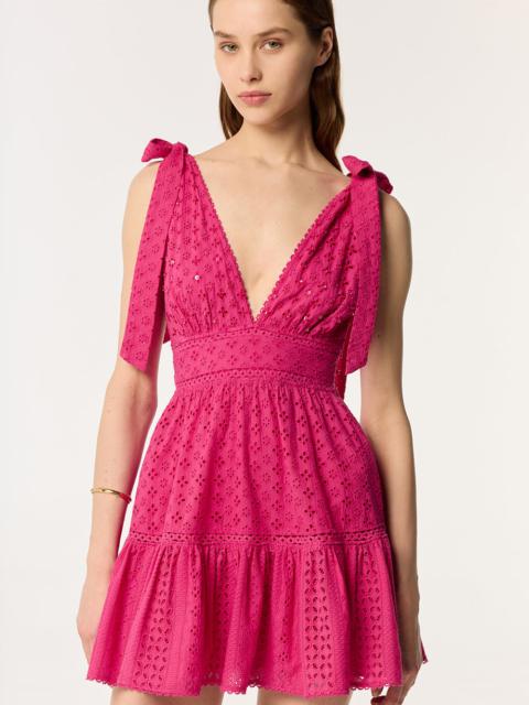 Poupette St Barth Mini Dress Cara - Fuchsia