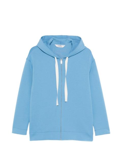 'S Max Mara logo-print zip-up sweatshirt