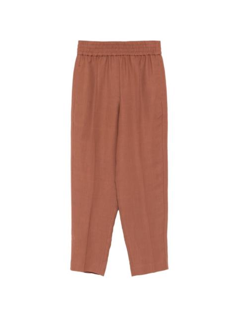 Brunello Cucinelli elasticated-waistband trousers