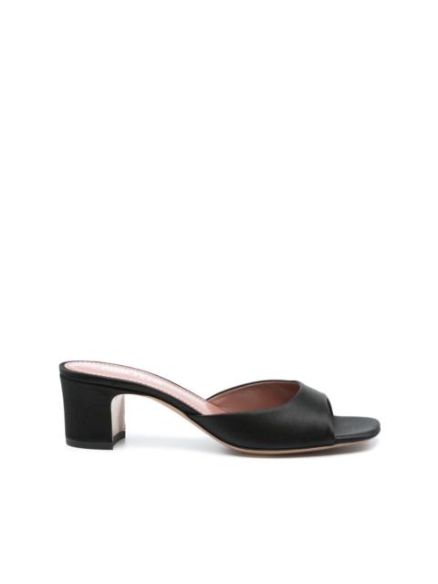 PARIS TEXAS 50mm satin mules