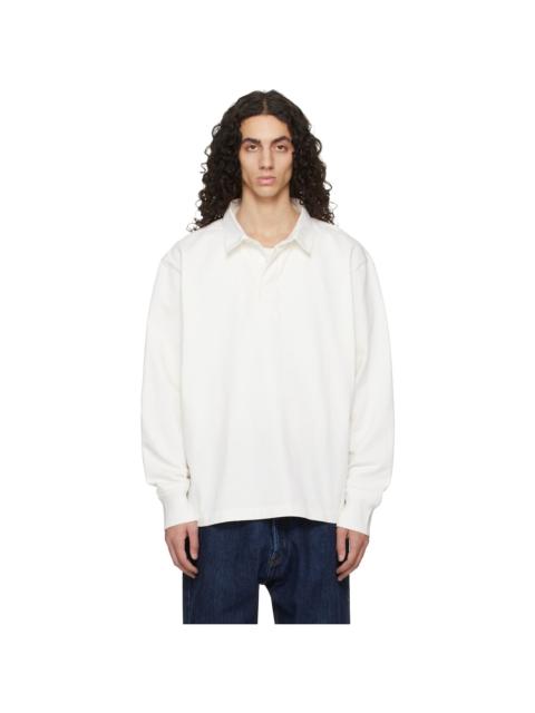 Studio Nicholson Off-White Alyk Jersey Polo