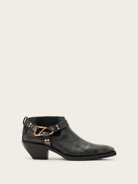 ALLSAINTS MAISY CARABINER HEELED BOOTS