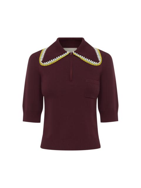 ALÉMAIS Jasper Knit Polo