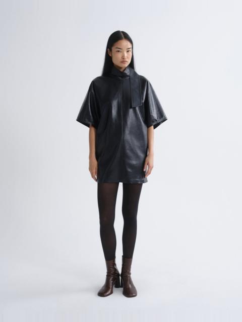 AGOLDE KEMBRA DRESS (RECYCLED LEATHER) IN DETOX