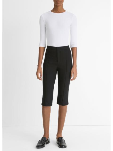 Vince Elbow-Sleeve Crew Neck T-Shirt
