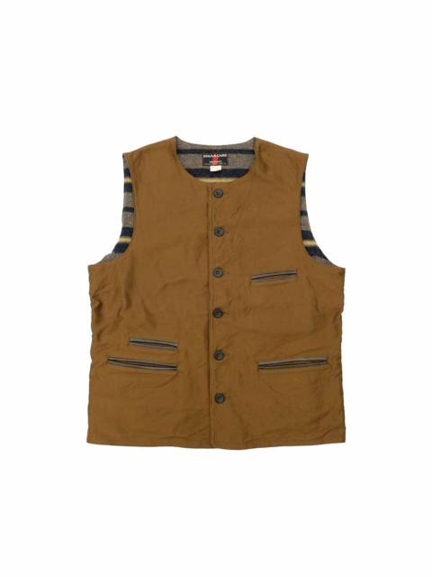 SUGAR CANE FICTION ROMANCE - 9.5oz. MOLESKIN VEST - SC15832