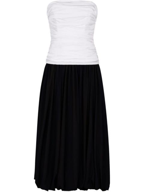 NICHOLAS Despina strapless midi dress