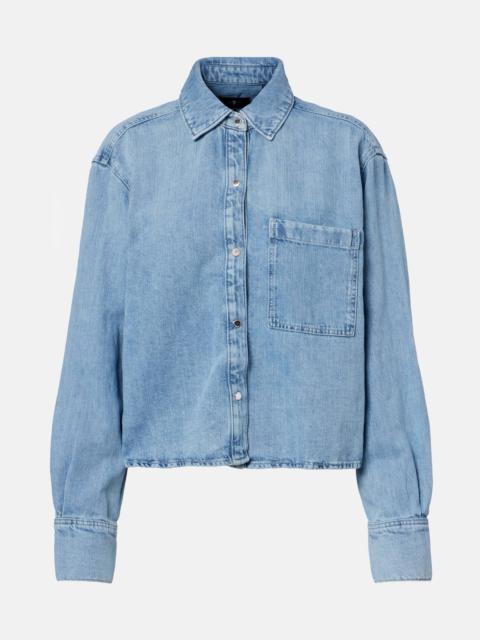 7 For All Mankind Ivy cotton and linen denim shirt