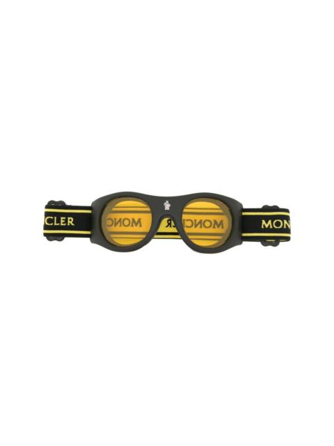 Moncler logo-print ski-goggles