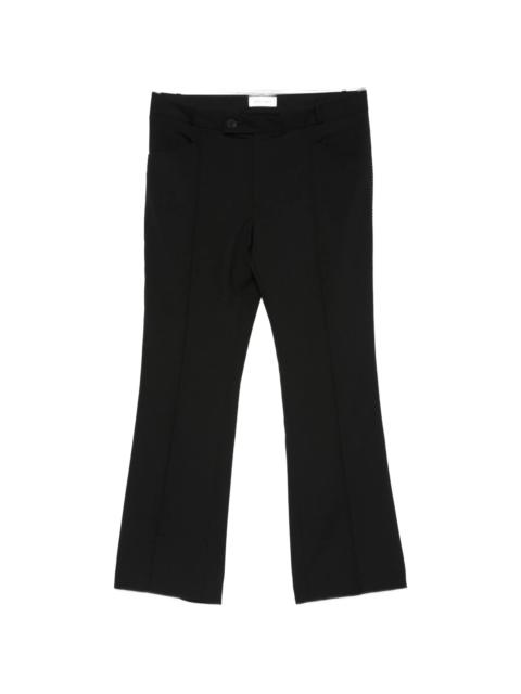 ERNEST W. BAKER Ernest W. Baker Pressed-crease Flared Trousers