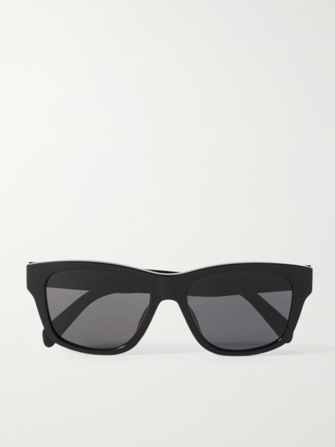 CELINE Square-frame acetate sunglasses Black