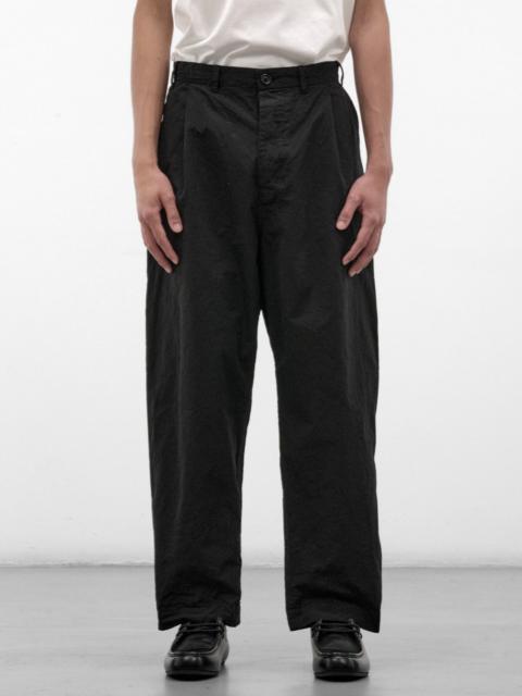CASEY/CASEY Black Cotton Wide Trousers