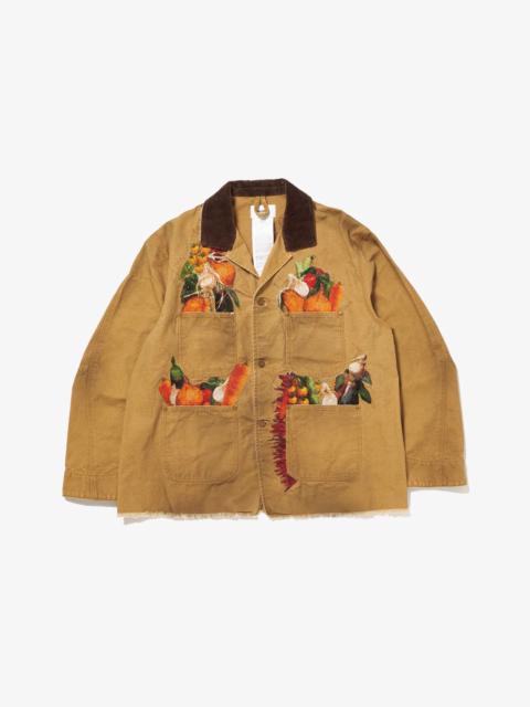 doublet Vegetable Embroidery Work Jacket