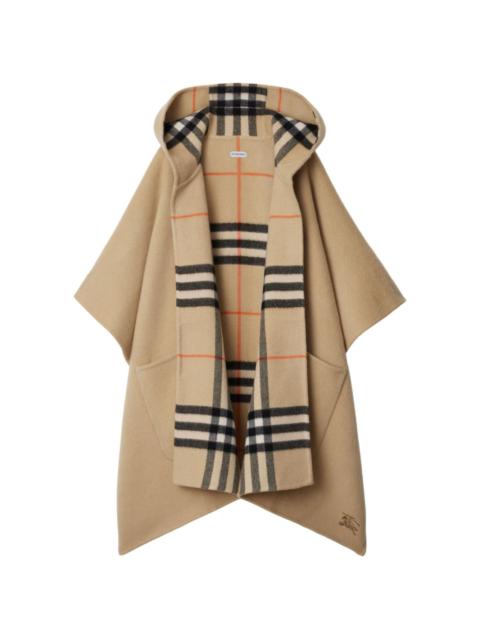Burberry Beige cashmere reversibile cape | gebnegozionline