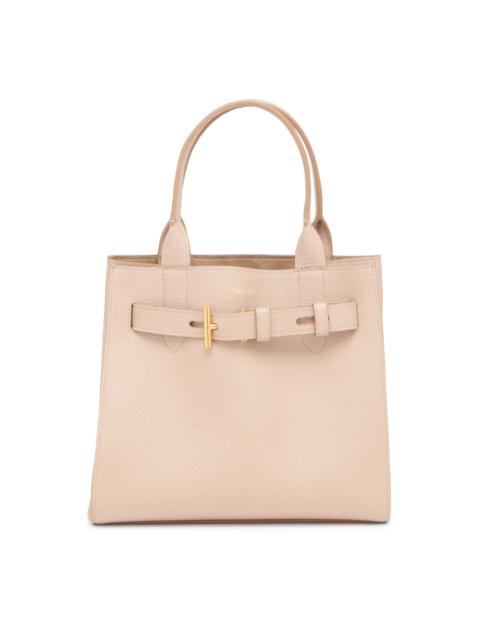 TOM FORD Women's Audrey Small Leather Top Handle Bag - Light Beige