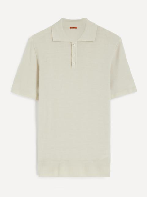 BARENA Marco Merino Wool Short-Sleeve Polo