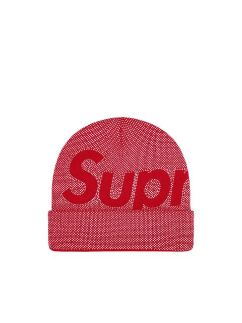 Supreme logo-detail beanie
