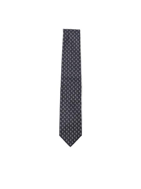 Brioni printed silk tie