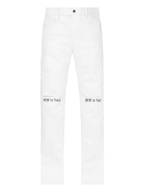 RTA Bryant Rest In Peace jeans
