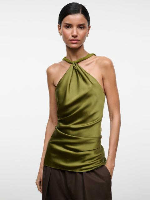 STAUD STAUD CHARLI SILK TOP PEAR