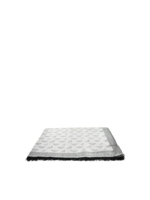 EMPORIO ARMANI Allover logo scarf