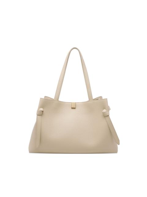 Yuzefi Gyoza pebble-grain shoulder bag