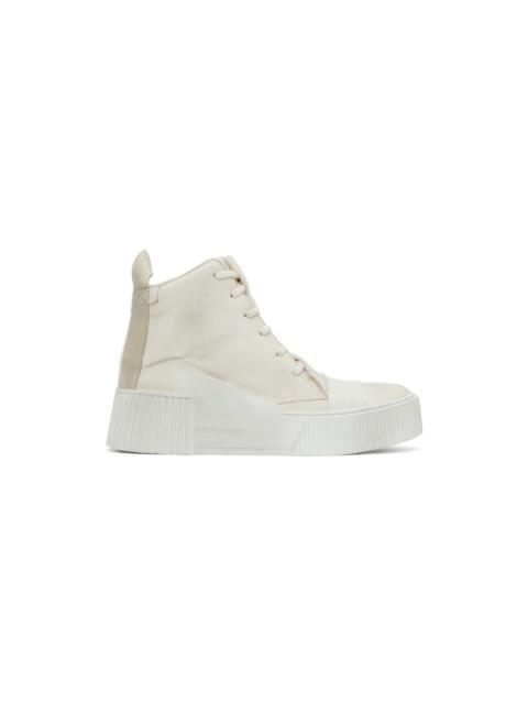 Boris Bidjan Saberi Off-White High Bamba 1.1 Sneakers