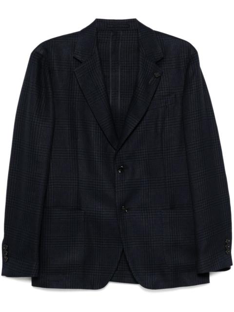 LARDINI checked blazer