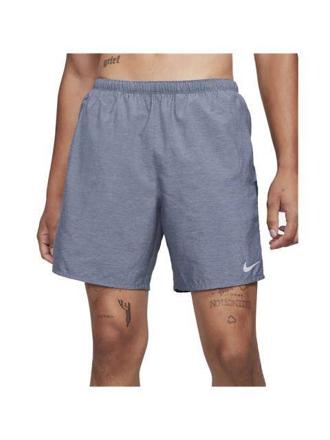 Nike Challenger Brief-Lined 7 Running Shorts "Obsidian Heather / Reflective Silver" CZ9066 451