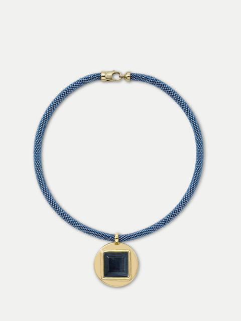 VERONICA BEARD TIGER’S EYE BEADED NECKLACE