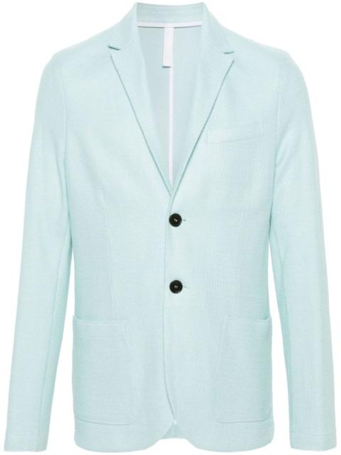 Harris Wharf London single-breasted honeycomb blazer