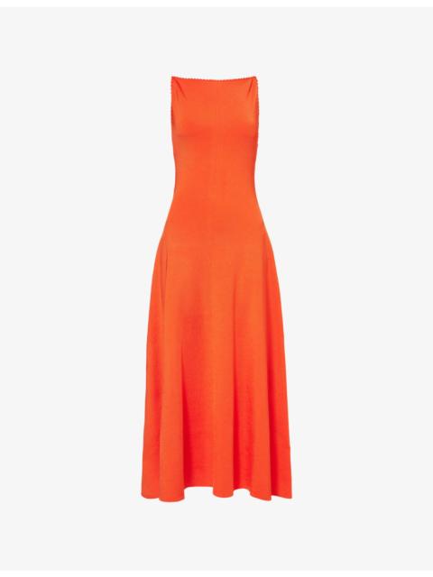 Theory Th Sq Nk Maxi Dressbri