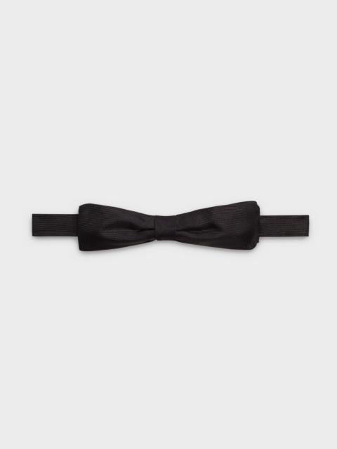 CELINE Bow tie in silk rep