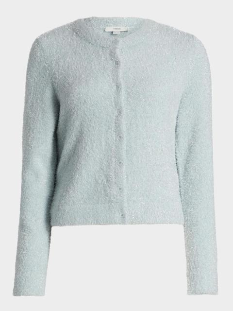 Vince Metallic Knit Cardigan