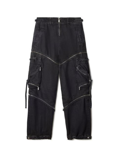 Off-White Zip Denim Cargo Pant