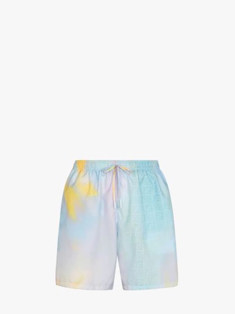FENDI Multicolor nylon shorts