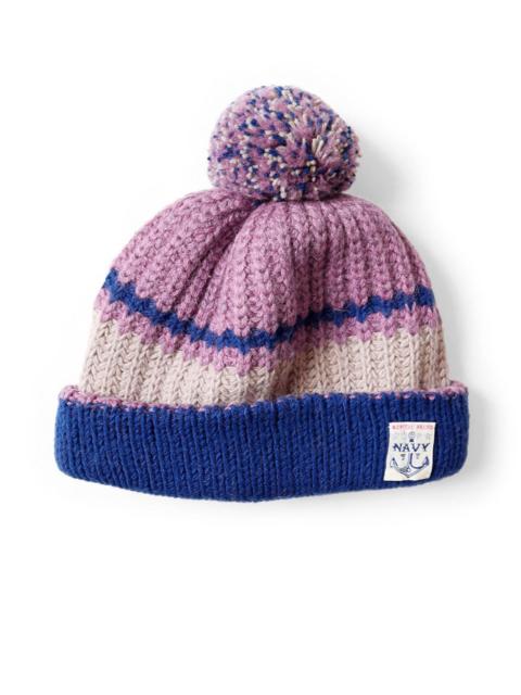 Kapital KAPITAL 3G Wool Cable Knit Cap 'PURPLE'