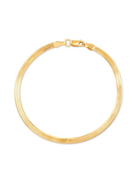 KENDRA SCOTT Herringbone Chain Bracelet in 18k Yellow Gold Vermeil