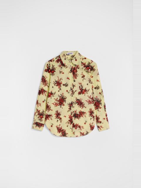 Jil Sander Cotton Muslin Printed Shirt