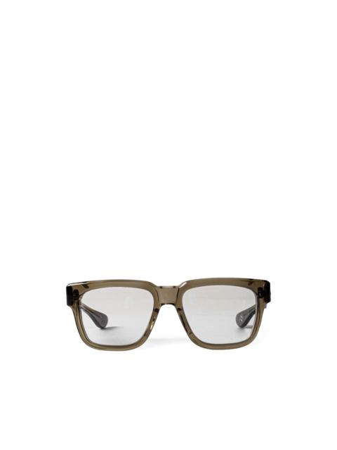 Chrome Hearts Box Officer square-frame glasses