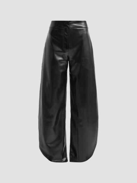 GENERATION LOVE Women's Keiko Faux-Leather Barrel-Leg Pants - Black