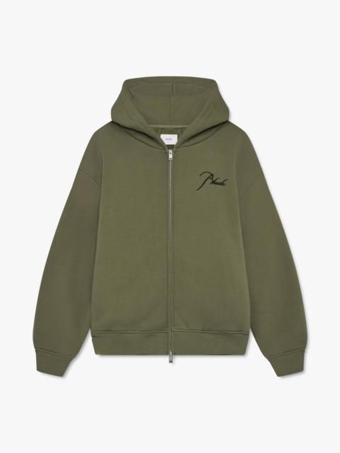 Rhude CLASSIQUE FULL ZIP HOODIE
