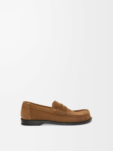Loewe Campo loafer in suede calfskin