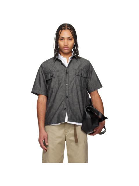 Gray Light Weight Denim Shirt