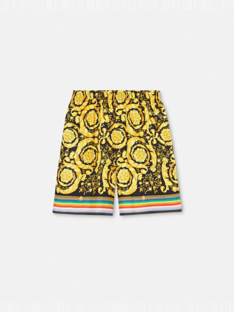 Pride Barocco Silk Shorts