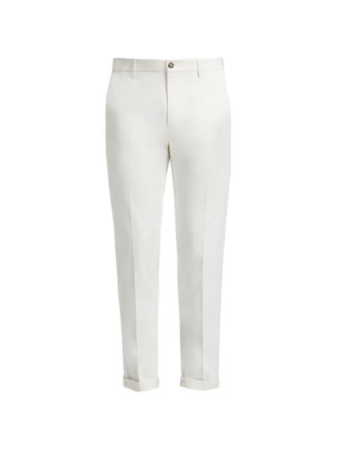 PESERICO cotton-gabardine chino trousers