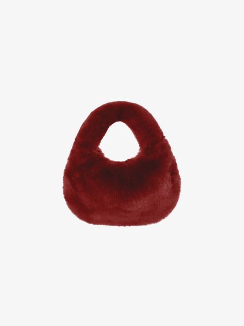 LAMARQUE ALIX | Mini Faux Fur Hobo Bag