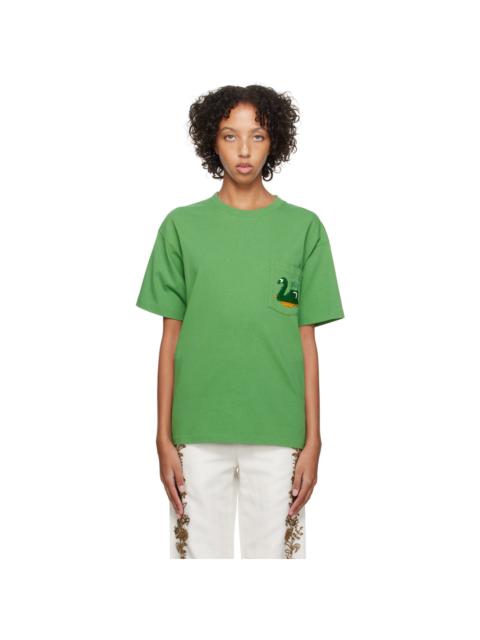 BODE Green Swan T-Shirt