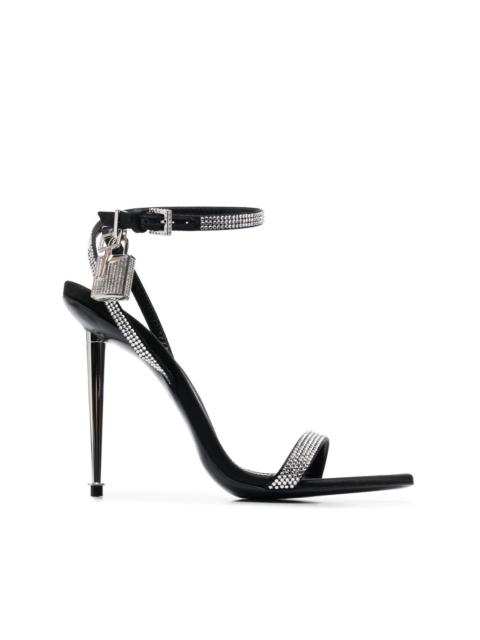 TOM FORD crystal-embellished 120mm sandals